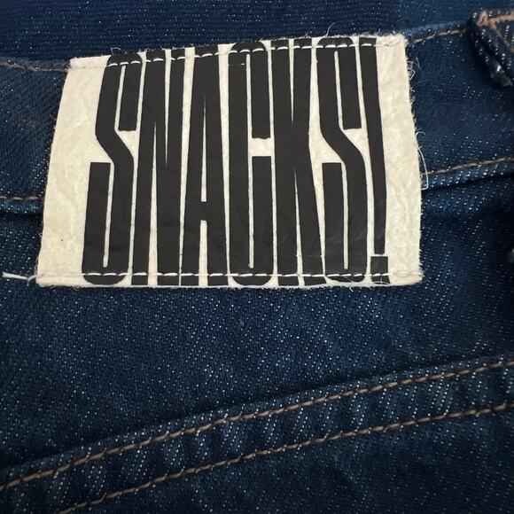 Mother Snacks Barrel Leg Kegger Heel Jeans In Wash Your Plate Size 23 - Picture 6 of 13